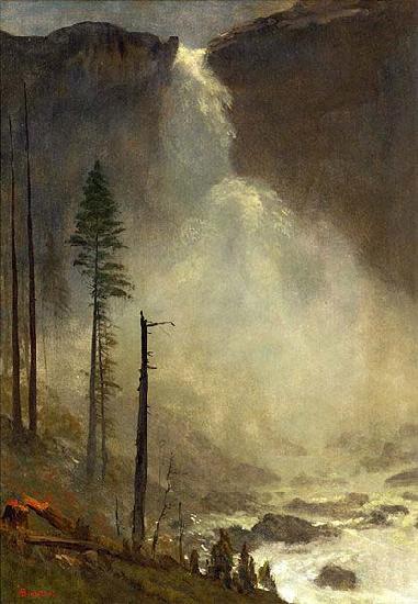 Albert Bierstadt Nevada Falls Spain oil painting art